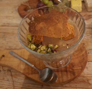 Chocolate mousse at VIBE Plant Based Cafe & Restaurant in Douglas