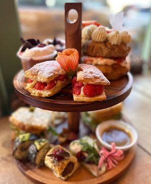 Afternoon Tea at VIBE Plant Based Cafe & Restaurant in Douglas