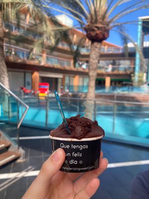 Quality vegan ice cream   at Topsweet in Fuerteventura