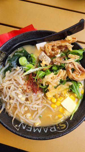 Tempura Miso Vegan at S'j Ramen in Bielefeld