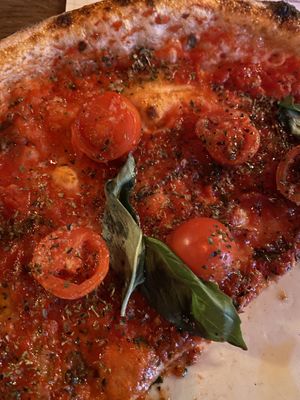 Vegane Pizza ohne Käse (Napoletana)  at Balboa in Regensburg