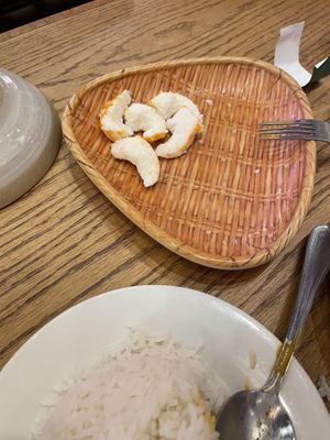 Vegan Shrimp (my mom asked on the side)  at My Thai Vegan & Boba in Frisco