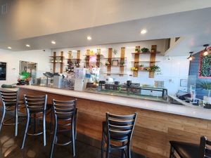 Inside of restaurant at My Thai Vegan & Boba in Frisco