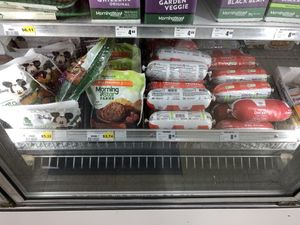 Vegan frozen foods  at Cash Saver in Portland