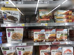 Vegan frozen foods   at Cash Saver in Portland