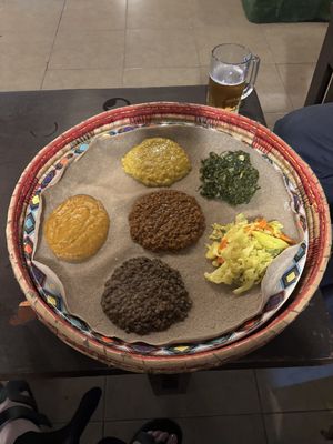   at Abyssinia Ethiopian Restaurant in Accra