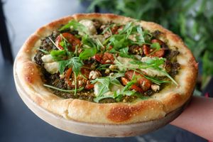 PESTO VEGIES PIZZA at Moto Laurie in Da Lat