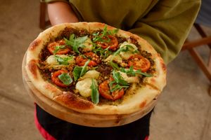 PESTO VEGIES PIZZA at Moto Laurie in Da Lat