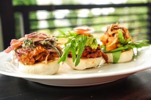 VEGAN SLIDER SET at Moto Laurie in Da Lat