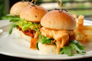 VEGAN SLIDER SET at Moto Laurie in Da Lat