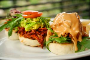 VEGAN SLIDER SET at Moto Laurie in Da Lat