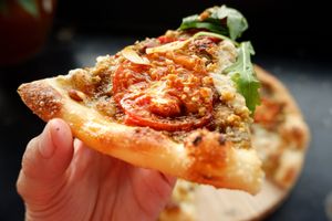 PESTO VEGIES PIZZA at Moto Laurie in Da Lat
