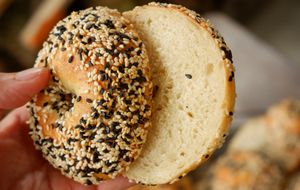 Vegan Bagel - 100% home made at Moto.Laurie Cafe & Bistro at Moto Laurie in Da Lat