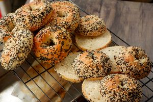 Vegan Bagel - 100% home made at Moto.Laurie Cafe & Bistro at Moto Laurie in Da Lat