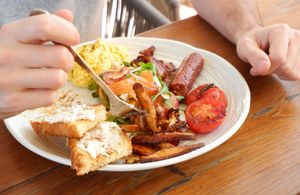 Vegan English Breakfast at Moto.Laurie Cafe & Bistro (100% home-made & vegan ingredients) at Moto Laurie in Da Lat