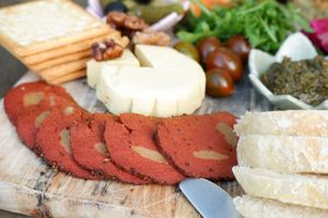 Vegan Cheese Platter - All homemade ingredients at Moto.Laurie Cafe & Bistro Đà Lạt at Moto Laurie in Da Lat
