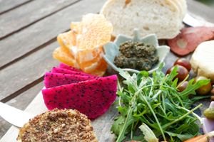 Vegan Cheese Platter - All homemade ingredients at Moto.Laurie Cafe & Bistro Đà Lạt at Moto Laurie in Da Lat