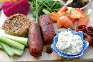 Vegan Cheese Platter - All homemade ingredients at Moto.Laurie Cafe & Bistro Đà Lạt at Moto Laurie in Da Lat