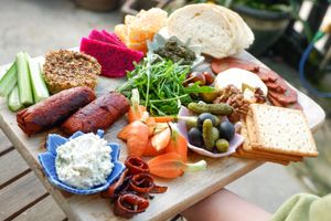 Vegan Cheese Platter - All homemade ingredients at Moto.Laurie Cafe & Bistro Đà Lạt at Moto Laurie in Da Lat