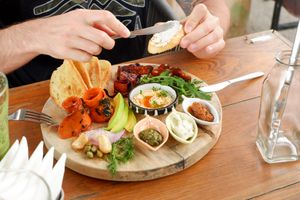 Vegan Appertizer Board - All home made ingredients at Moto.Laurie Cafe & Bistro Đà Lạt at Moto Laurie in Da Lat