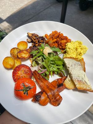 Vegan English Breakfast  at Moto Laurie in Da Lat