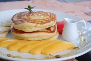 Best homemade pancake in Dalat at Moto.Laurie Cafe & Bistro.
 at Moto Laurie in Da Lat