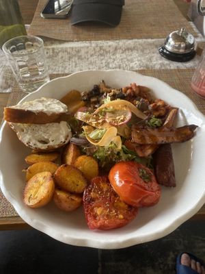 Vegan full English!   at Moto Laurie in Da Lat