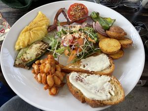Vegan breakfast  at Moto Laurie in Da Lat