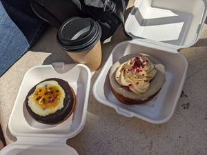 Passion fruit & dark choc. Raspberry and mango at Chök - Sevilla in Sevilla