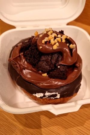 Chocolate cronut at Chök - Sevilla in Sevilla