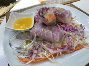 Spring Rolls  at The Good Life in Cap Malheureux