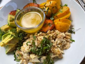 Scrambled Tofu  at The Good Life in Cap Malheureux