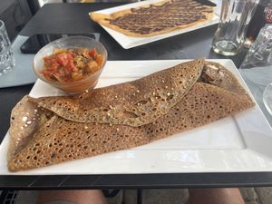 Vegan galette  at Le Sarah'Zin in La Rochelle