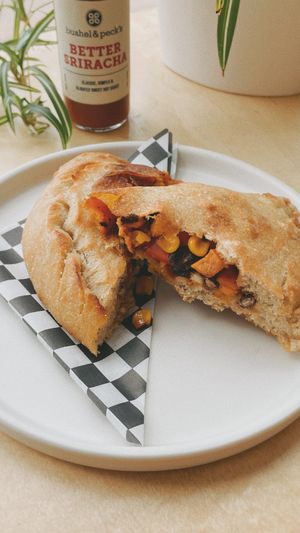 Southwest empanada at Rockford Roasting Company in Rockford
