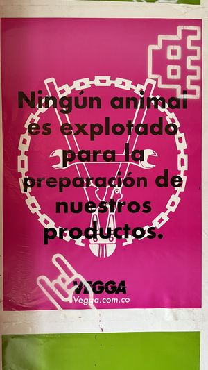 Wall poster   at Vegga in Bogota