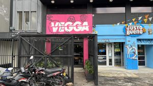 Storefront / Fachada del restaurante   at Vegga in Bogota