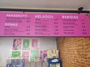 Postres y bebidas at Vegga in Bogota