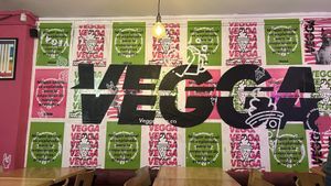 Interior #Veganuary at Vegga in Bogota
