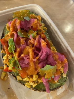 A o toast   at Juicygreens - Hub Hall in Boston