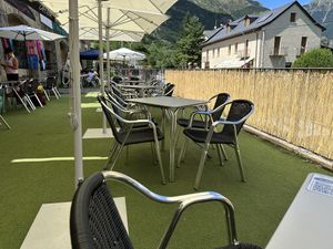 Terrace  at Bocateria Marbore in Torla-ordesa