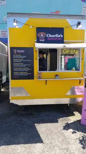 Cart at Charlie's Breakfast Cart in Portland
