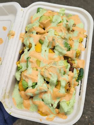 Breakfast bowl at Charlie's Breakfast Cart in Portland