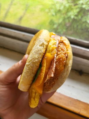 The classic at Charlie's Breakfast Cart in Portland