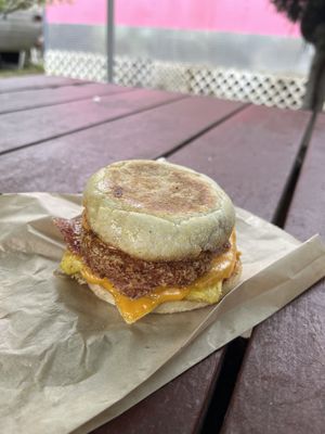   at Charlie's Breakfast Cart in Portland