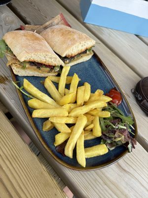 Tastes better than it looks  at Talla na Mara in Isle Of Harris