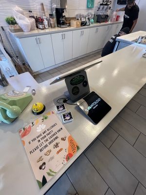 HappyCow stickers!  at Plantology  in San Antonio