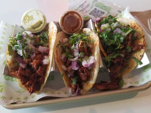 Al Pastor Tacos at Plantology  in San Antonio