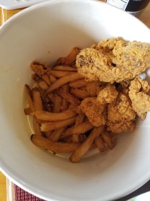 Fried chick'n bucket at Plantology  in San Antonio
