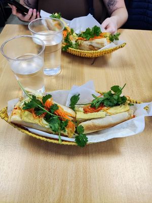 Tofu banh mi at Banh Mi & Tea in Glasgow