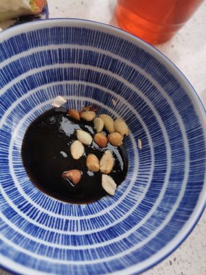 Dipping sauce for summer rolls at Banh Mi & Tea in Glasgow